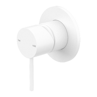 Nero Mecca Shower Mixer 80mm Plate Matte White NR221911MW