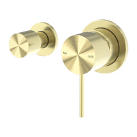 Nero Mecca Shower Mixer With Horizontal 2 Way Divertor Brushed Gold NR221911uBG