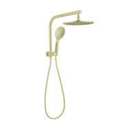 Nero NR250805BBG Mecca 2 In 1 Twin Shower Brushed Gold