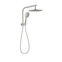 Nero NR250805BBN Mecca 2 In 1 Twin Shower Brushed Nickel
