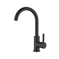 Nero Dolce Kitchen Mixer Gooseneck Matte Black NR250807MB