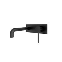 Nero Dolce Wall Basin/Bath Mixer Matte Black NR250810bMB