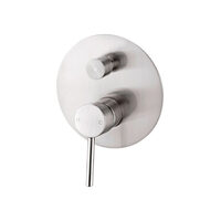 Nero Dolce Shower Mixer With Divertor Brushed Nickel NR250811aBN