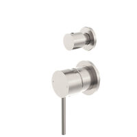 Nero Dolce Shower Mixer With Divertor Separate Back Plate Brushed Nickel NR250811eBN