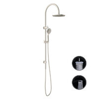 Nero NR251905BBN Opal Twin Shower With Air Shower Brushed Nickel
