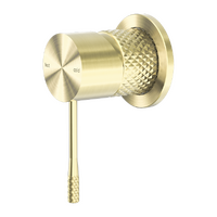 Nero NR251909HBG Opal Shower Mixer 60mm Plate Brushed Gold