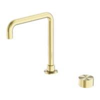 Nero Kara Progressive Tall Basin Set Brushed Gold NR271901aBG