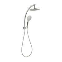 Nero NR280705FBN Dolce 2 In 1 Twin Shower Brushed Nickel