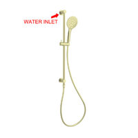 Nero NR314BG 3 Function Shower Rail Brushed Gold