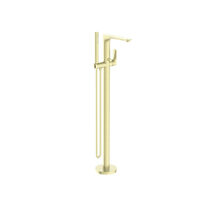 Bianca Floor Standing Bath Mixer With Hand Shower Brushed Gold