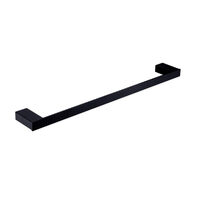 Nero Celia Single Towel Rail 600mm Matte Black