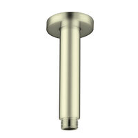 Nero NR503100BG Round 100mm Ceiling Arm Brass Material Brushed Gold