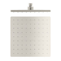 Nero NR508089BN 250mm ABS Square Shower Head Brushed Nickel