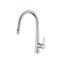 Nero Dolce Pull Out Sink Mixer With Vegie Spray Function Brushed Nickel NR581009cBN