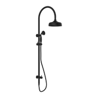 Nero York Twin Shower With Metal Hand Shower Matte Black NR69210502MB