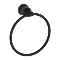 Nero York Towel Ring Matte Black NR6980MB
