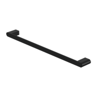 Nero Bianca Single Towel Rail 800mm Matte Black