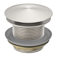 Nero NRA707BN 40mm Bath Pop Up Plug With Removable Waste No Overflow Brushed Nickel