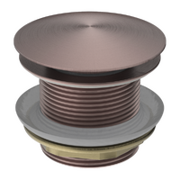 Nero NRA707BZ 40mm Bath Pop Up Plug With Removable Waste No Overflow Brushed Bronze