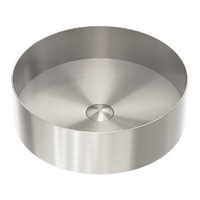 Nero NRB401RBN Opal Round 400mm Stainless Steel Basin Brushed Nickel