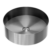 Nero NRB401RGR Opal Round 400mm Stainless Steel Basin Graphite