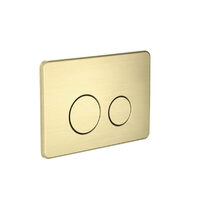 Nero NRPL001BG In Wall Toilet Push Plate Brushed Gold