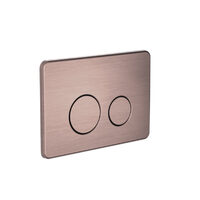 Nero NRPL001BZ In Wall Toilet Push Plate Stainless Steel Brushed Bronze
