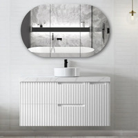 Otti NS1200W Noosa 1200mm Satin White Wall Hung Vanity