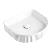 Otti Archie OT4136 Ceramic Fluted 415mm Above Counter Basin