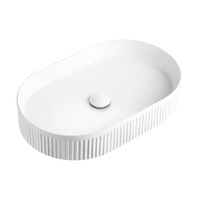 Otti Kensington OT5635 560mm Oval Fluted Above Counter Basin