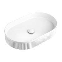 Otti Kensington OT5836 580mm Oval Fluted Basin Above Counter