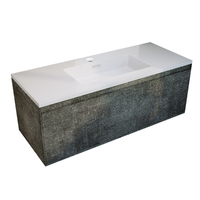 BelBagno Prado 1200mm Wall Rectanglur Bath Vanity Mounted Maple Oak
