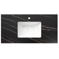 Inspire RP74EB-UB Rock Plate Stone 750mm Empire Black With Undermount Basin 12TH
