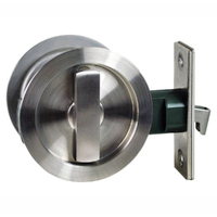 Nidus Cavity Slider Privacy Stainless Steel Round Door Lock