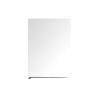 BelBagno Aluminium LED Single Door Shaving Mirror Cabinet 500mm