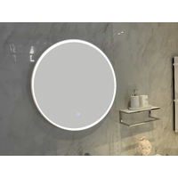 BelBagno SPC-MARMO-LED Marmo Round Touch Sensor LED Bath Wall Mirror