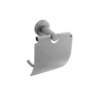 Linkware SSB204 Elle Stainless Steel Toilet Roll Holder With Flap