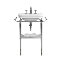 Turner Hastings Stafford 51x43 Basin & Console With Chrome Fittings