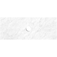 Otti Ultra Deluxe 1200mm Natural Carrara White Marble Stone Top