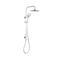 Linkware T9088CP Loui 3 Function Twin Shower With Rail Chrome