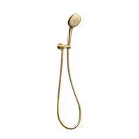 Linkware T9089BG Loui Hand Shower With Wall Bracket Round Brushed Gold