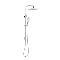 Linkware T9788CP Huntingwood Self Cleaning Twin Shower With Rail Chrome