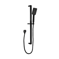 Linkware T9982BK Liberty Square Hand Rail Shower Matte Black