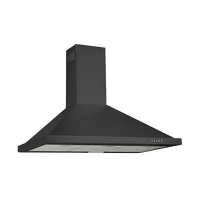 Tisira TCH90B-L 90Cm Black Canopy Rangehood