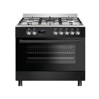 Tisira TFGC9610EXB 90cm Freestanding Upright Cooker 10 Functions 126L Capacity