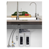 Puretec High Loop Faucet with Dual Undersink Filter System, Cyst Removal 