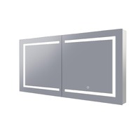 Remer Vera V120D 1200mm Double Sided Wall Mount LED Mirror Shaving Cabinet