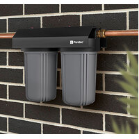 Puretec 10" Maxiplus Wholehouse Dual Water Filter 30 Lpm, 520 kPa, 1½" BSP