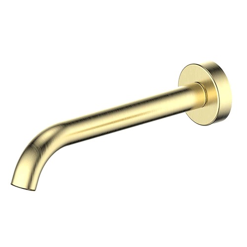 Greens Gisele 18401906 Wall Fixed Bath Spout 190mm Brushed Brass