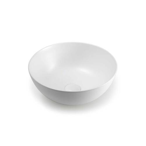 Seima Ipsos Arko 360mm White Silk Matte Above Counter Round Basin